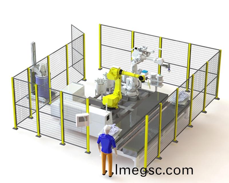 多(duo)工位自動(dong)流(liu)水線塗(tu)膠(jiao)工作(zuo)站(zhan)