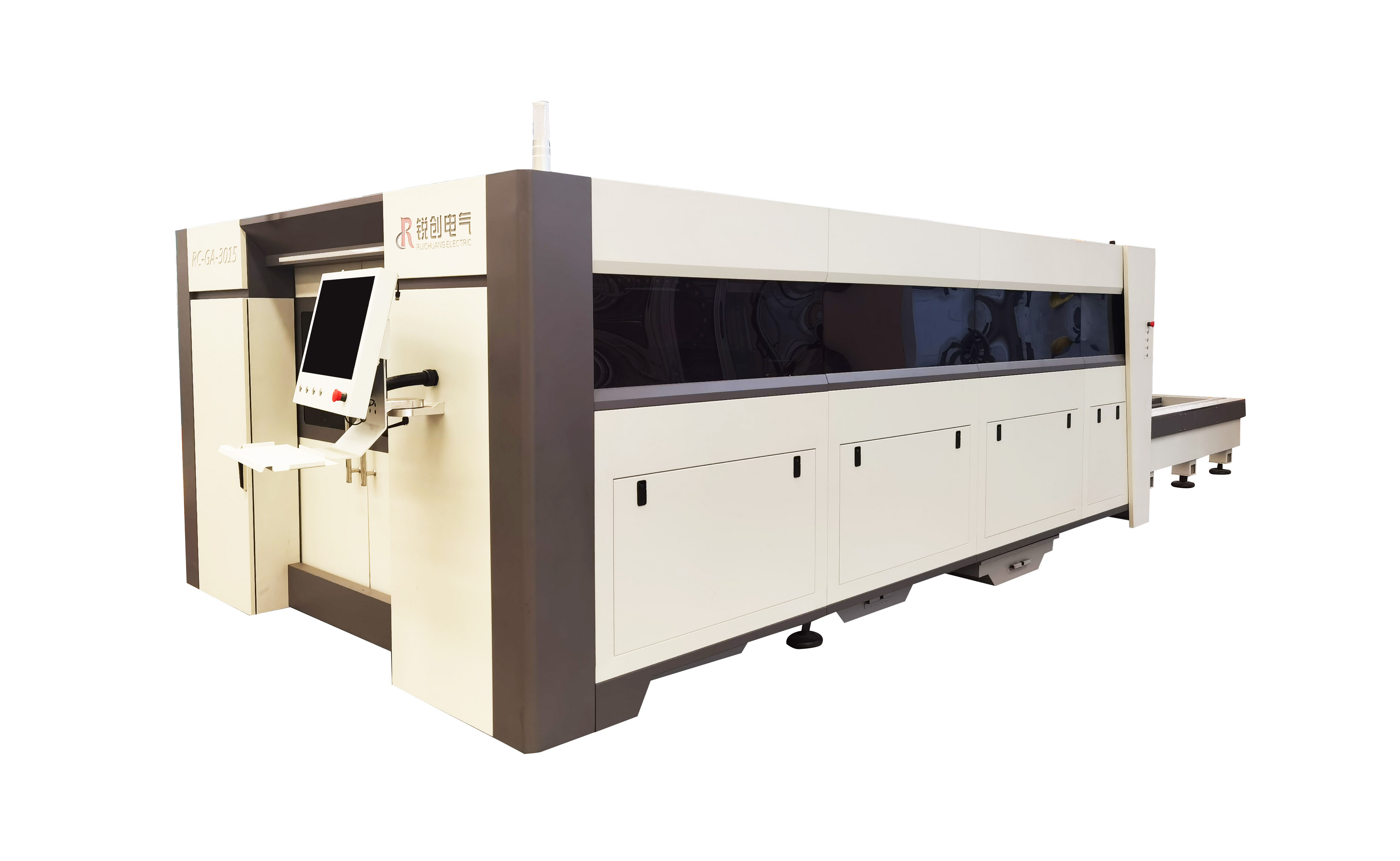 激光切割機(ji)側麵2